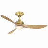 Fanimation - FPD6727BSMNM - 52" Ceiling Fan - Aviara Coastal - Brushed Satin Brass