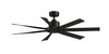 Fanimation - FPD7060BL - 60" Ceiling Fan - Lenzi - Black