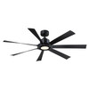 Fanimation - FPD7060BL - 60" Ceiling Fan - Lenzi - Black