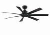 Fanimation - FPD7060BL - 60" Ceiling Fan - Lenzi - Black