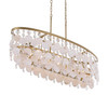 Metropolitan - N1836-870 - Five Light Linear Chandelier - Nova Mara - Painted Legacy Brass