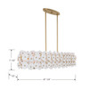 Metropolitan - N1825-732 - Six Light Linear Chandelier - Coastlyn - Legacy Brass