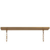 Metropolitan - N5626-732 - Six Light Linear Chandelier - Jaxen - Legacy Brass