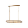 Metropolitan - N5626-732 - Six Light Linear Chandelier - Jaxen - Legacy Brass