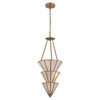 Metropolitan - N5625-732 - Five Light Pendant - Jaxen - Legacy Brass