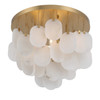 Metropolitan - N3675-732 - Five Light Flush Mount - Velisse - Legacy Brass