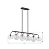 Metropolitan - N3507-860 - Ten Light Pendant - Lenora - Dark Bronze