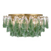 Metropolitan - N3477-G-732 - 11 Light Flush Mount - Verla Crest - Legacy Brass