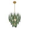 Metropolitan - N3475-G-732 - Five Light Pendant - Verla Crest - Legacy Brass
