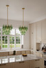 Metropolitan - N3475-G-732 - Five Light Pendant - Verla Crest - Legacy Brass