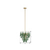 Metropolitan - N3475-G-732 - Five Light Pendant - Verla Crest - Legacy Brass
