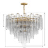 Metropolitan - N3149-732 - 15 Light Pendant - Torvento - Legacy Brass