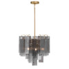 Metropolitan - N3146-GS-732 - Six Light Pendant - Torvento - Legacy Brass