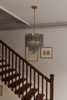 Metropolitan - N3146-GS-732 - Six Light Pendant - Torvento - Legacy Brass