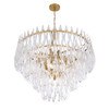 Metropolitan - N3129-732 - 15 Light Pendant - Glassara - Legacy Brass