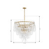 Metropolitan - N3128-732 - Ten Light Pendant - Glassara - Legacy Brass