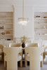 Metropolitan - N3126-732 - Six Light Pendant - Glassara - Legacy Brass