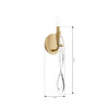 Metropolitan - N3121-732 - One Light Wall Sconce - Glassara - Legacy Brass