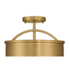 Metropolitan - N2352-732 - Two Light Semi-Flush Mount - Wynn - Legacy Brass