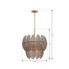 Metropolitan - N2246-GR-732 - Six Light Pendant - Marclaire - Legacy Brass