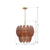 Metropolitan - N2246-BR-732 - Six Light Pendant - Marclaire - Legacy Brass