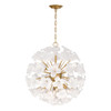 Metropolitan - N2227-732 - Eight Light Pendant - Bloome - Legacy Brass