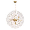 Metropolitan - N2227-732 - Eight Light Pendant - Bloome - Legacy Brass