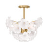Metropolitan - N2224-732 - Three Light Semi-Flush Mount - Bloome - Legacy Brass