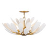 Metropolitan - N3424-870 - Four Light Semi-Flush Mount - Vellinor - Painted Legacy Brass