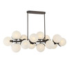 Metropolitan - N2087-860 - 14 Light Island Pendant - Vino - Dark Bronze