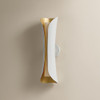 Mitzi - H315102L-GL/WH - Two Light Wall Sconce - Josie - Gold Leaf