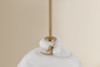 Mitzi - H1183701L-PBR - One Light Pendant - Dessi - Patina Brass