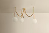 Mitzi - H1179803-AGB - Three Light Chandelier - Makena - Aged Brass