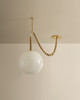 Mitzi - H1179701-AGB - One Light Pendant - Makena - Aged Brass