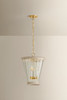 Mitzi - H1136703-AGB/SBQ - Three Light Lantern - Lucretia - Aged Brass