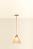 Mitzi - H1096701S-AGB - One Light Pendant - Gabrielle - Aged Brass