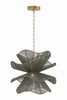Mitzi - H1084701S-PBR - One Light Chandelier - Amanda - Patina Brass