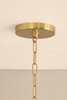 Mitzi - H1084701S-AGB - One Light Chandelier - Amanda - Aged Brass