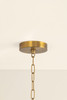 Mitzi - H1084701L-PBR - One Light Chandelier - Amanda - Patina Brass