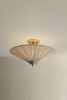 Mitzi - H1062501-AGB - One Light Semi Flush Mount - Helen - Aged Brass