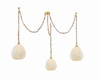 Mitzi - H1150803-AGB - Three Light Chandelier - Remi - Aged Brass