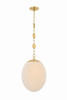 Mitzi - H1146701L-AGB - One Light Pendant - Nell - Aged Brass