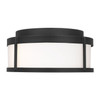 Generation Lighting - GLO1132OE-TXB - Flush Mount - Luning - Textured Black
