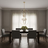 Generation Lighting - GLC1329SB - Nine Light Chandelier - Loretto - Satin Brass