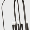 Generation Lighting - GLC1316MBK - Six Light Chandelier - Loretto - Midnight Black