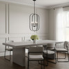 Generation Lighting - GLC1316MBK - Six Light Chandelier - Loretto - Midnight Black