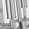 Generation Lighting - GLC1316BS - Six Light Chandelier - Loretto - Brushed Nickel