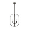 Generation Lighting - GLC1304MBK - Four Light Chandelier - Loretto - Midnight Black
