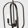 Generation Lighting - GLC1293MBK - Three Light Chandelier - Loretto - Midnight Black