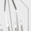 Generation Lighting - GLC1274BS - Four Light Chandelier - Kennan - Brushed Nickel